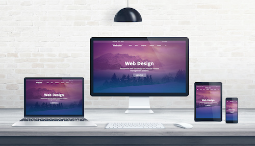 ウェブサイトデザイン画像